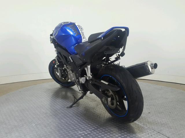 JS1VP53A172101611 - 2007 SUZUKI SV650 BLUE photo 6