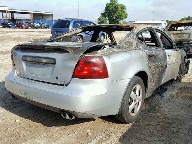 2G2WP522041111342 - 2004 PONTIAC GRAND PRIX SILVER photo 4