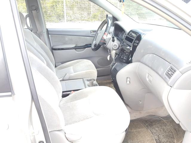 5TDZA23C05S313267 - 2005 TOYOTA SIENNA CE SILVER photo 5