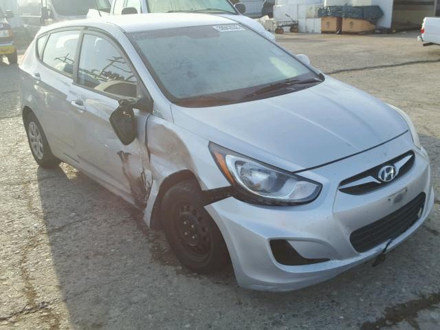 KMHCT5AE3EU156668 - 2014 HYUNDAI ACCENT GLS SILVER photo 1