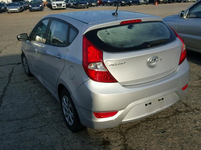 KMHCT5AE3EU156668 - 2014 HYUNDAI ACCENT GLS SILVER photo 3