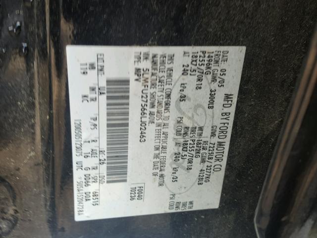 5LMFU27566LJ02463 - 2006 LINCOLN NAVIGATOR 黑色 照片 10