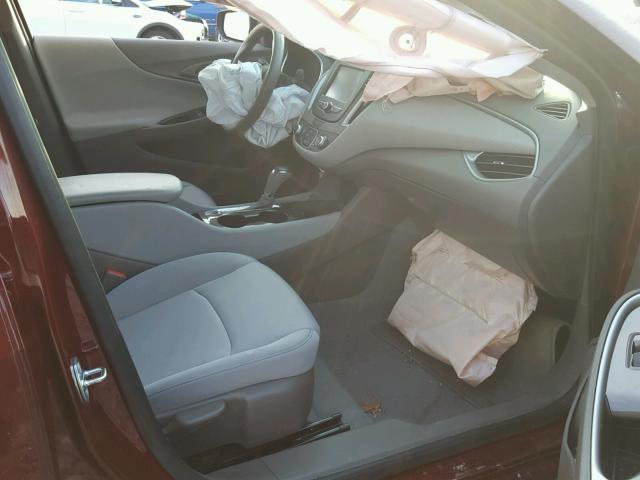 1G1ZB5ST3GF303781 - 2016 CHEVROLET MALIBU LS მუქწითელი ფოტო 5