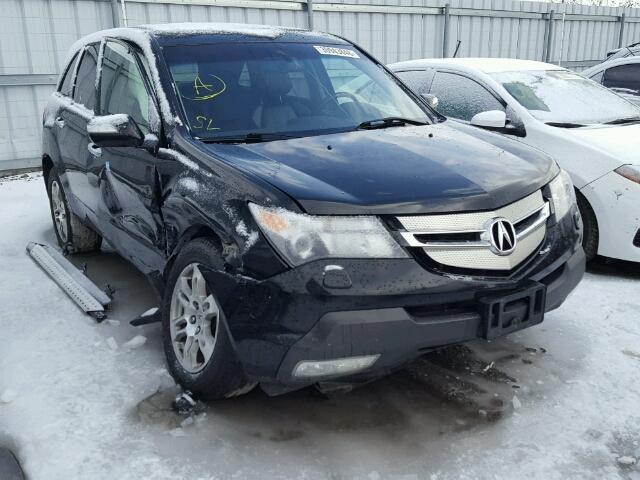 2HNYD28209H005596 - 2009 ACURA MDX BLACK photo 1