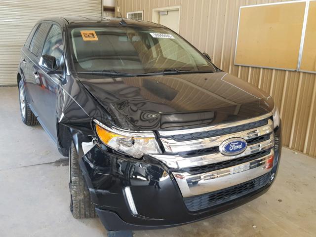 2FMDK3JC0BBB58437 - 2011 FORD EDGE SEL BLACK photo 1