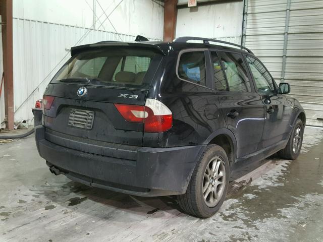 WBXPA73424WB20510 - 2004 BMW X3 2.5I BLACK photo 4