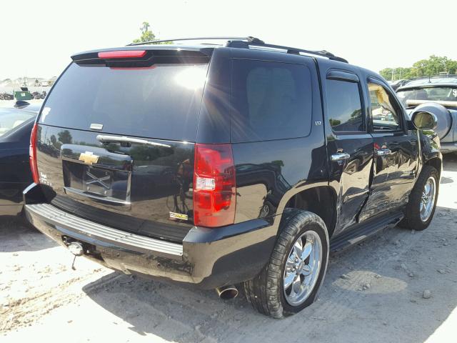 1GNFK13037R325387 - 2007 CHEVROLET TAHOE K150 BLACK photo 4