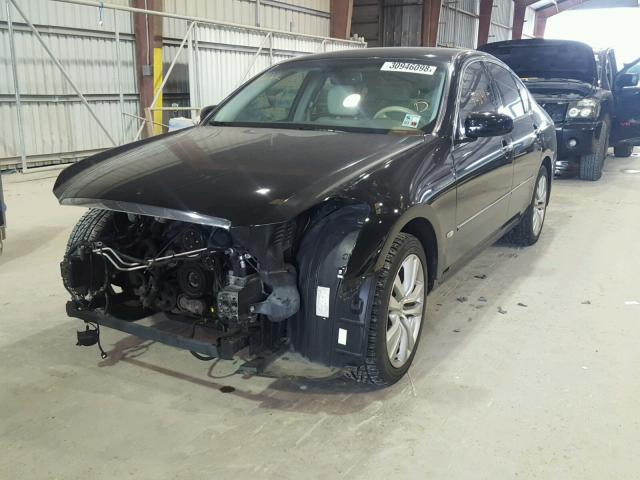 JNKBY01F19M750015 - 2009 INFINITI M45 BLACK photo 2