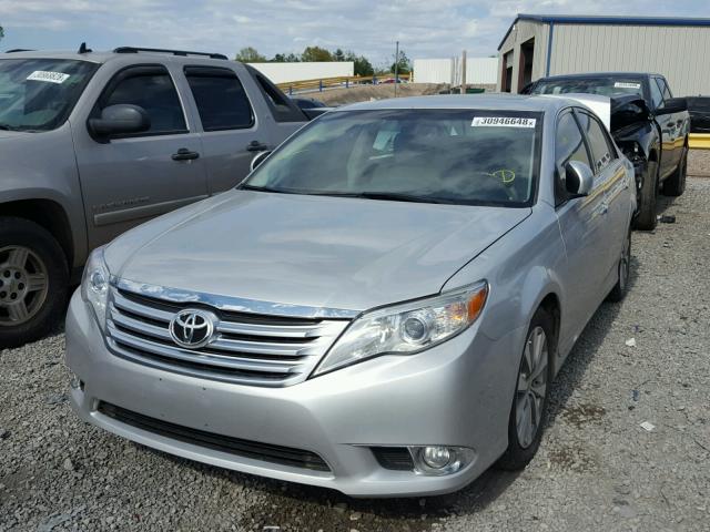 4T1BK3DB0BU387530 - 2011 TOYOTA AVALON BAS SILVER photo 2