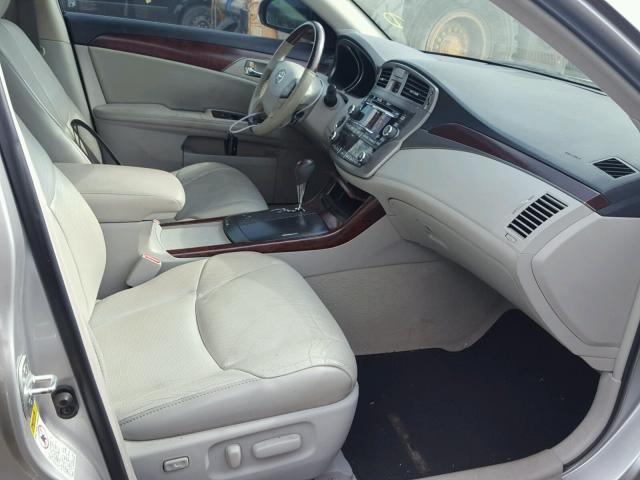 4T1BK3DB0BU387530 - 2011 TOYOTA AVALON BAS SILVER photo 5