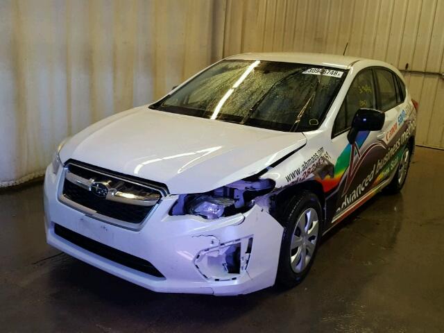 JF1GPAA62D2874322 - 2013 SUBARU IMPREZA BA WHITE photo 2