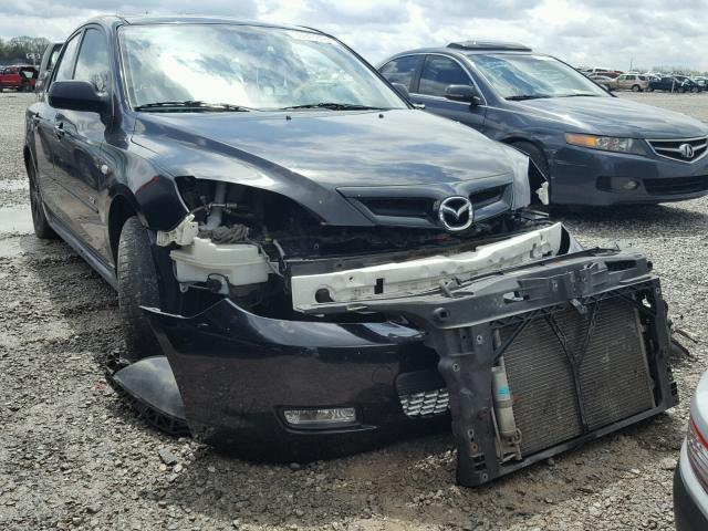 JM1BK343871633472 - 2007 MAZDA 3 HATCHBAC BLACK photo 1