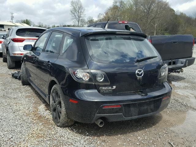 JM1BK343871633472 - 2007 MAZDA 3 HATCHBAC BLACK photo 3