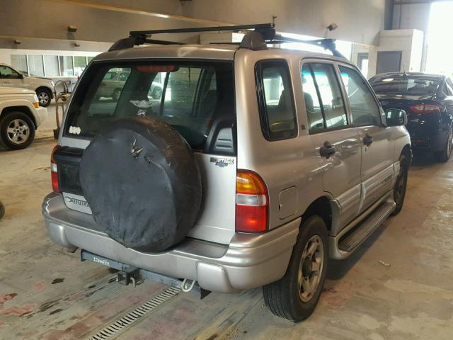 2CNBJ634616937091 - 2001 CHEVROLET TRACKER LT SILVER photo 4