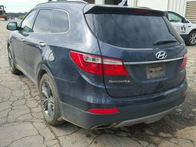 KM8SR4HF1DU023277 - 2013 HYUNDAI SANTA FE L BLUE photo 3