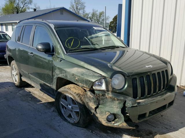 1J8FT47W38D759953 - 2008 JEEP COMPASS SP GREEN photo 1