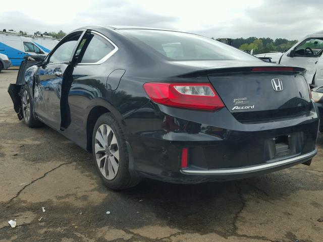 1HGCT1B37EA016989 - 2014 HONDA ACCORD LX- BLACK photo 3