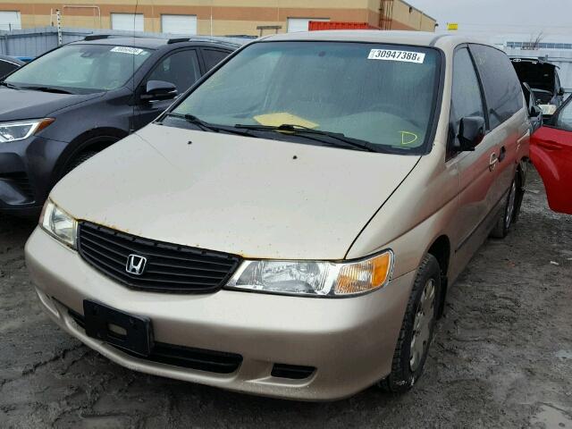 2HKRL1855XH008287 - 1999 HONDA ODYSSEY LX BEIGE photo 2