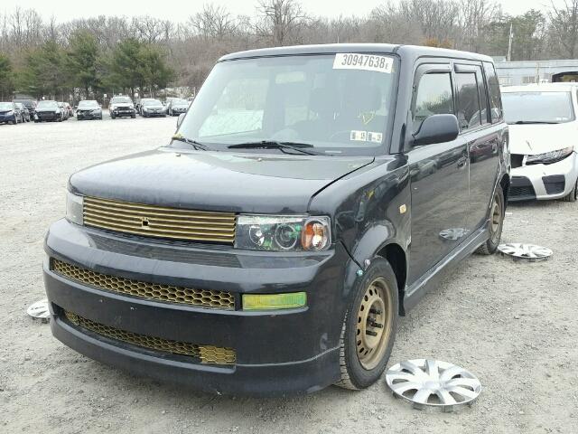 JTLKT334350201788 - 2005 TOYOTA SCION XB შავი ფოტო 2