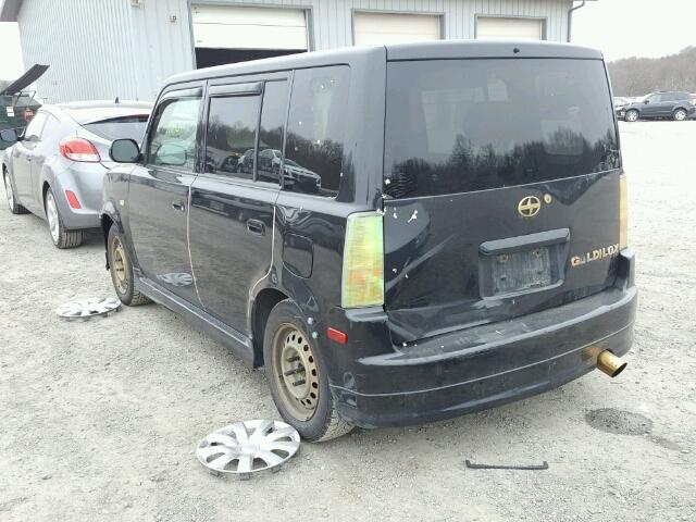 JTLKT334350201788 - 2005 TOYOTA SCION XB შავი ფოტო 3