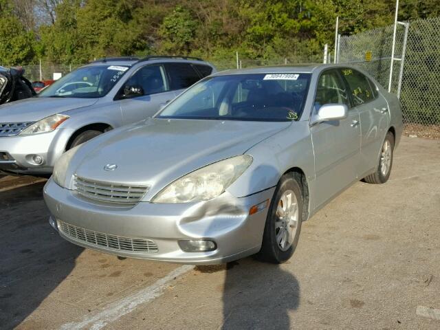 JTHBA30G345009366 - 2004 LEXUS ES 330 SILVER photo 2