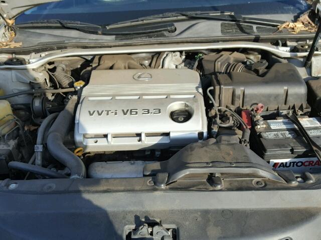 JTHBA30G345009366 - 2004 LEXUS ES 330 SILVER photo 7