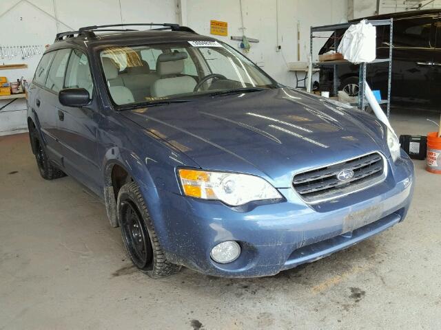 4S4BP61CX77323663 - 2007 SUBARU LEGACY OUT BLUE photo 1