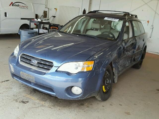 4S4BP61CX77323663 - 2007 SUBARU LEGACY OUT BLUE photo 2