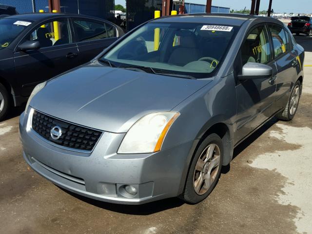 3N1AB61E88L649400 - 2008 NISSAN SENTRA 2.0 GRAY photo 2