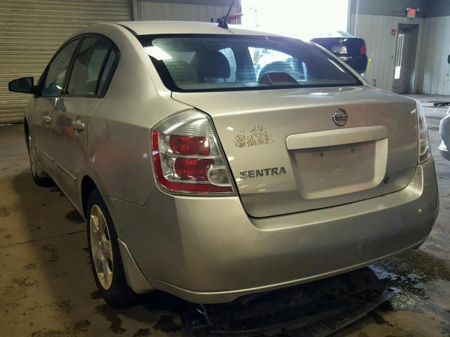 3N1AB61E78L692352 - 2008 NISSAN SENTRA 2.0 SILVER photo 3