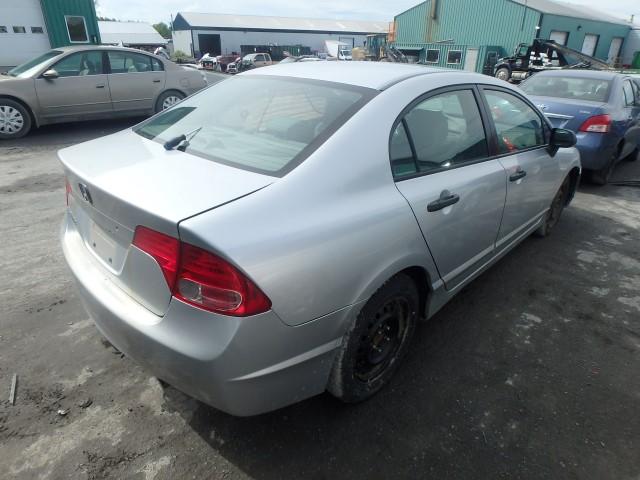 2HGFA15367H043457 - 2007 HONDA CIVIC DX SILVER photo 5