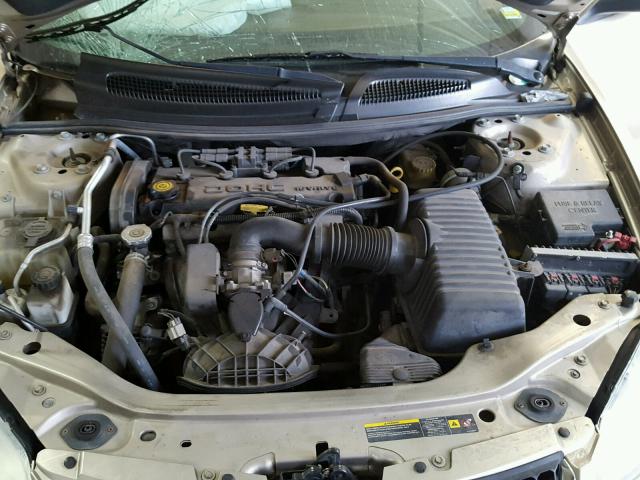 1B3EL36XX4N326580 - 2004 DODGE STRATUS SE TAN photo 7