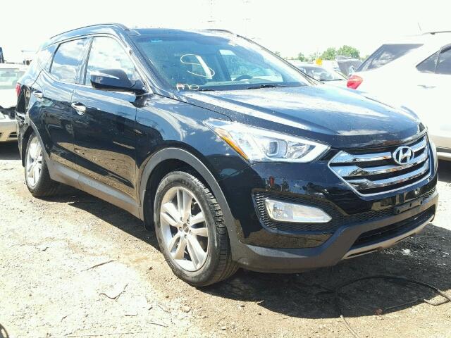 5XYZWDLA8FG262837 - 2015 HYUNDAI SANTA FE S BLACK photo 1