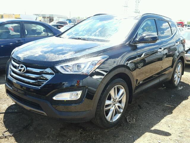 5XYZWDLA8FG262837 - 2015 HYUNDAI SANTA FE S BLACK photo 2