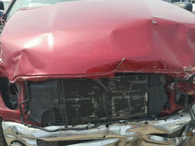 3D7KS28A57G840850 - 2007 DODGE RAM 2500 S RED photo 7