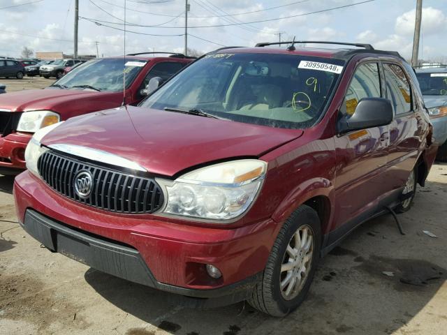 3G5DA03L16S532032 - 2006 BUICK RENDEZVOUS RED photo 2