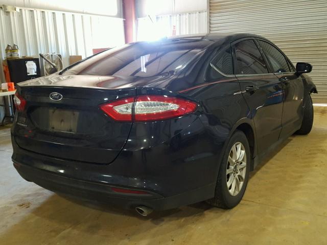 3FA6P0G77FR118411 - 2015 FORD FUSION S BLACK photo 4