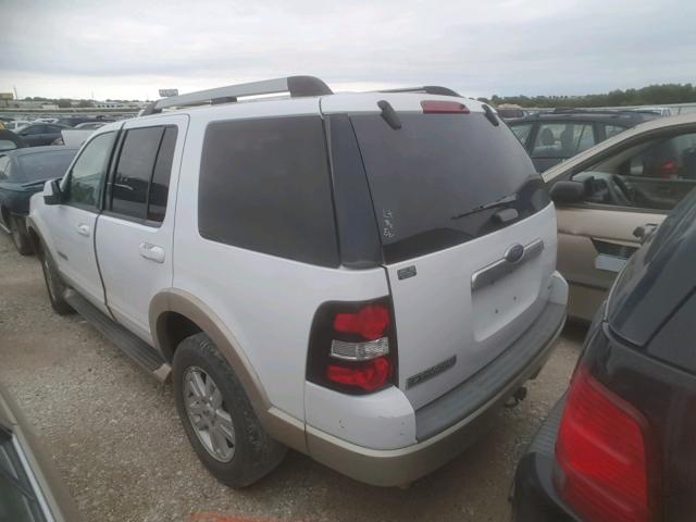 1FMEU74E76UA93587 - 2006 FORD EXPLORER E WHITE photo 3