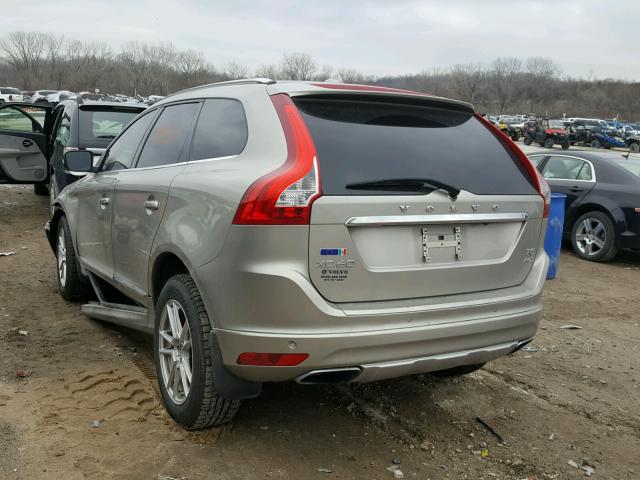 YV4612RK9F2743225 - 2015 VOLVO XC60 T5 GOLD photo 3