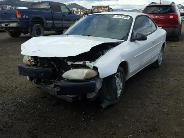 3FAFP11321R163079 - 2001 FORD ESCORT ZX2 WHITE photo 2