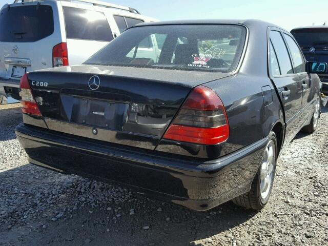 WDBHA29G4WF714987 - 1998 MERCEDES-BENZ C 280 BLACK photo 4