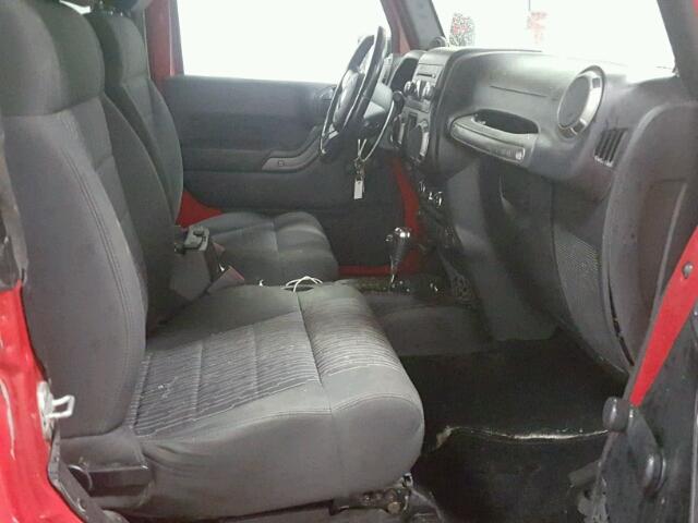 1J4AA2D19BL505160 - 2011 JEEP WRANGLER S RED photo 5