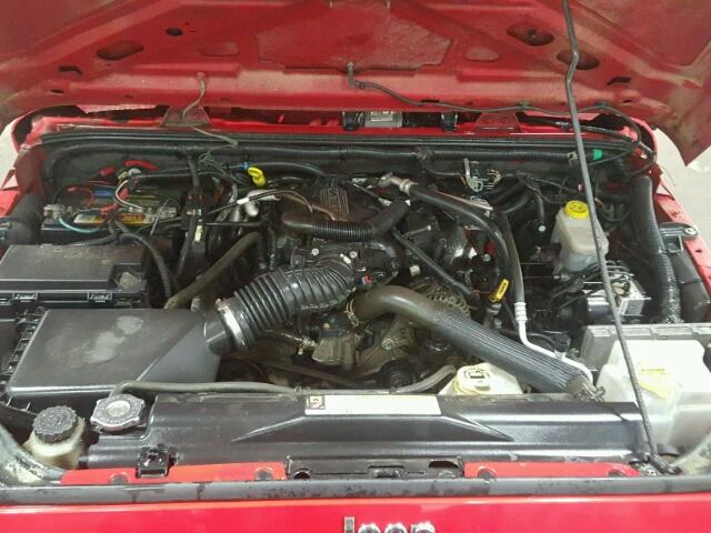 1J4AA2D19BL505160 - 2011 JEEP WRANGLER S RED photo 7