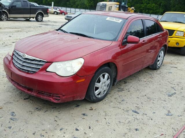 1C3LC46K87N557213 - 2007 CHRYSLER SEBRING BURGUNDY photo 2