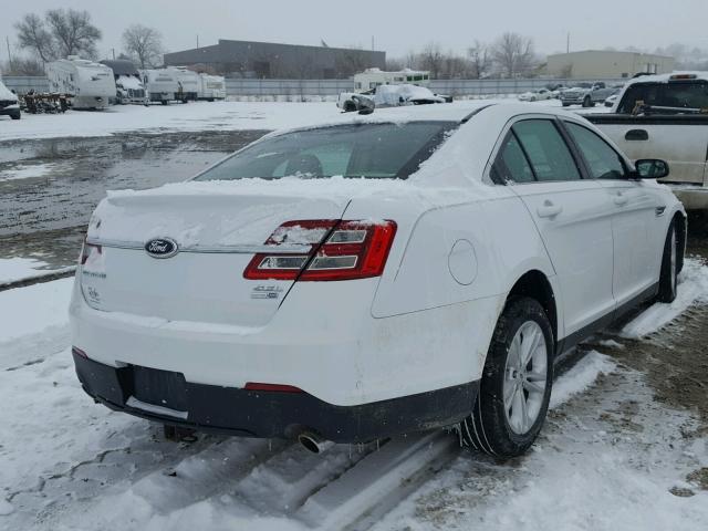 1FAHP2H85DG235856 - 2013 FORD TAURUS SEL WHITE photo 4