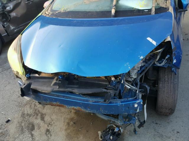 JTDKDTB3XC1028781 - 2012 TOYOTA PRIUS C BLUE photo 9