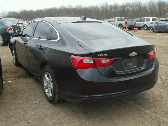 1G1ZB5ST2GF298489 - 2016 CHEVROLET MALIBU LS 黑色 照片 3