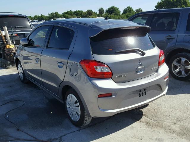 ML32A3HJ7HH016295 - 2017 MITSUBISHI MIRAGE ES GRAY photo 3