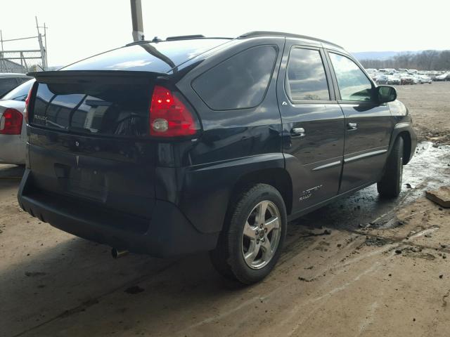 3G7DB03E75S516096 - 2005 PONTIAC AZTEK BLACK photo 4