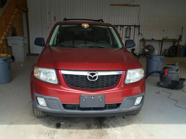 4F2CZ02Z08KM32263 - 2008 MAZDA TRIBUTE I RED photo 9